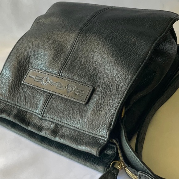 Fossil Vintage Black Leather Crossbody Bag - Picture 12 of 16